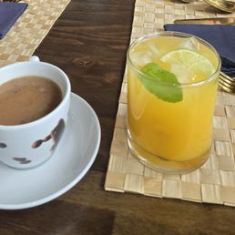 Filipino mocha and mango juice calamansi Filipino mocha and mango juice calamansi