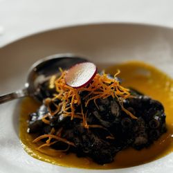 Tito's Ceviche & Pisco - Ceviche de pulpo en su tinta