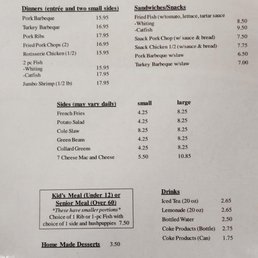 Menu Menu