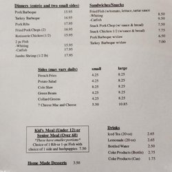 Levy’s Soul Cafe - Menu