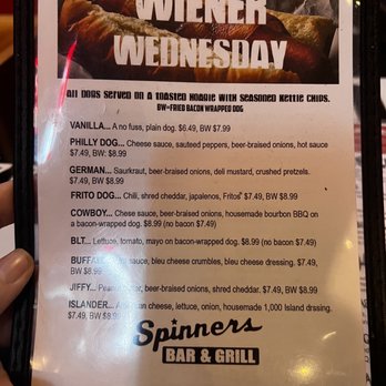 Spinners Bar - #weinerwednesday - Burgers Near Me - North Mankato, Minnesota Spinners Bar - #weinerwednesday - Burgers Near Me - North Mankato, Minnesota