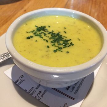 Whiskey Cake - Saffron potato soup - New American Near Me - San Antonio, Texas Whiskey Cake - Saffron potato soup - New American Near Me - San Antonio, Texas