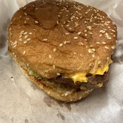 Dixie Dog Drive-In - The hamburger was the bomb as well! Loved the bun and the seasoned patty!