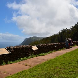 Kalaupapa Overlook - Signs at the overlook.