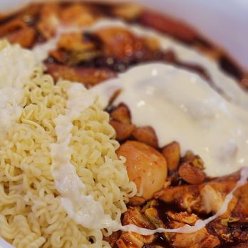 Luv Dduk - Rice Cakes w/ Ramen noodles - Korean Near Me - Cerritos, California