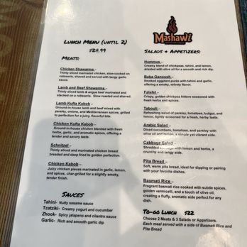 Mashawi Mediterranean - Lunch menu - yes you get ALL OF THIS - Mediterranean Near Me - Roswell, Georgia Mashawi Mediterranean - Lunch menu - yes you get ALL OF THIS - Mediterranean Near Me - Roswell, Georgia