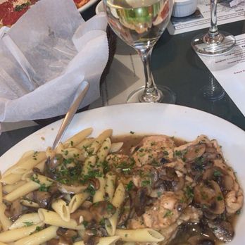 Pulcinella's Italian Restaurant - Penne Boscaiola. - Italian Near Me - Durham, North Carolina