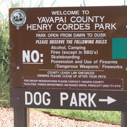 Henry Cordes Dog Park - New sign erected in 2012