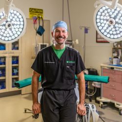 Dermacare Encinitas at Schoemann Plastic Surgery - Dr. Schoemann in the OR.