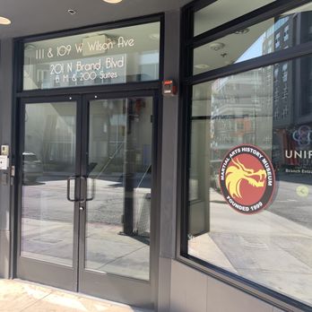 Martial Arts History Museum - Enter through these doors and head down below using the stairs or elevator. - Museums Near Me - Glendale, California Martial Arts History Museum - Enter through these doors and head down below using the stairs or elevator. - Museums Near Me - Glendale, California