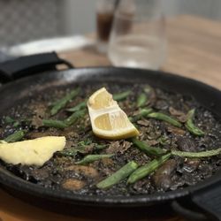 Custom Negro Truffle and Mushroom Paella