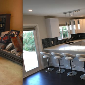 Spazio LA - North Hills Townhouse relocation of a kitchen to the back of the house - General Contractors Near Me - Los Angeles, California