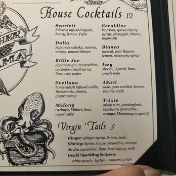 Other Mama - House cocktails - Sushi Bars Near Me - Las Vegas, Nevada