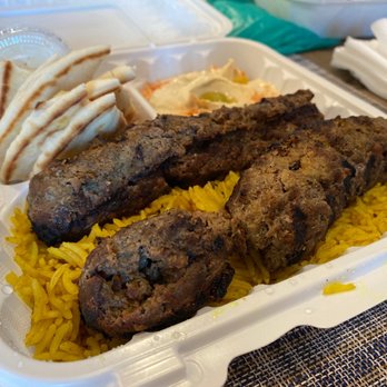 Grab A Gyro - Kafta Kebob Platter - Mediterranean Near Me - Tualatin, Oregon Grab A Gyro - Kafta Kebob Platter - Mediterranean Near Me - Tualatin, Oregon