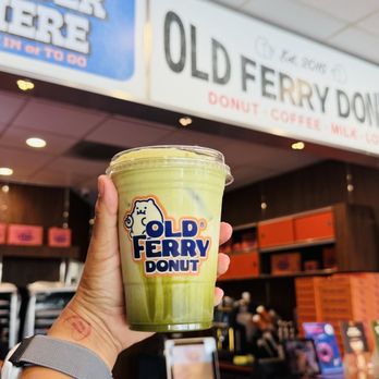 Old Ferry Donut  - Matcha Latte - Donuts Near Me - San Gabriel, California