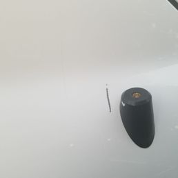 Do not take your vehicle here. Look at what the car wash did.