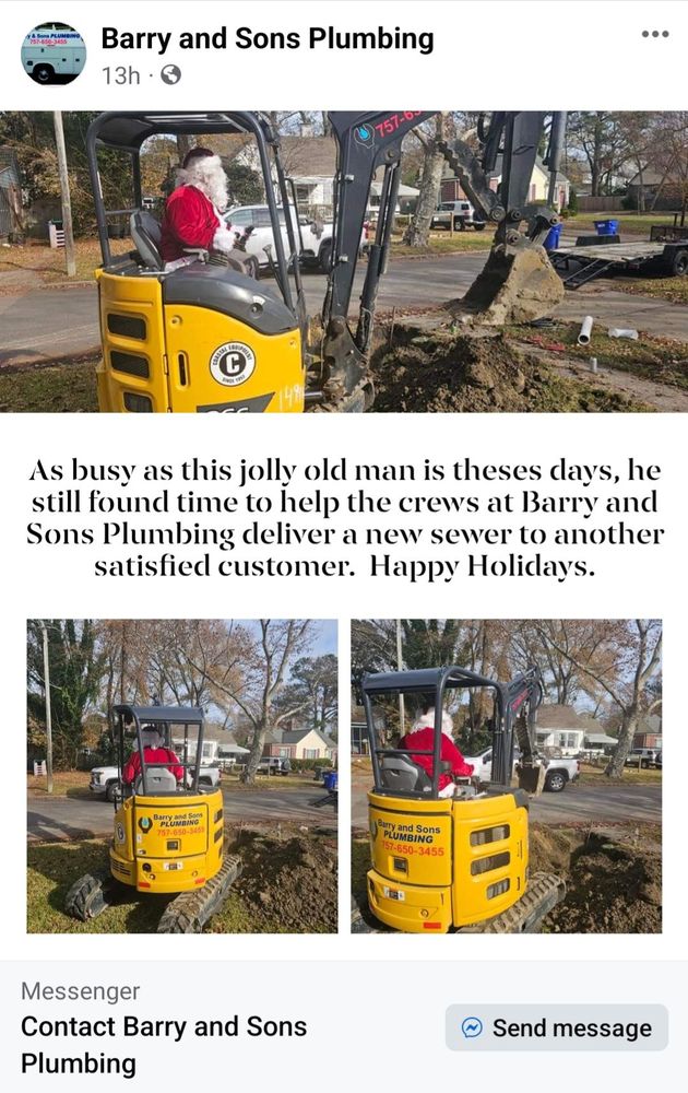 Slide of Barry and Sons Plumbing