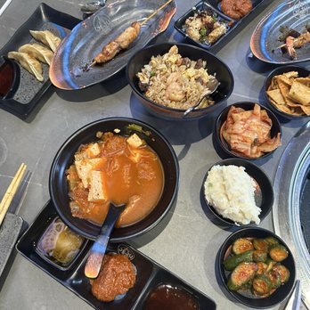 Jeju Island - Fried rice, kimchi soup - Korean Near Me - Pearland, Texas