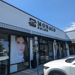 Monaco Hair Salon - The outside of the particular store we went to