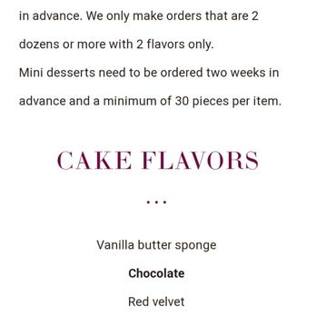 Final Touch Bakery - cake flavors - Bakeries Near Me - Westminster, California Final Touch Bakery - cake flavors - Bakeries Near Me - Westminster, California