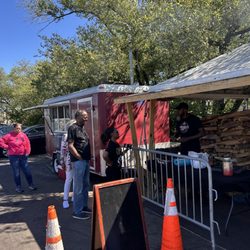 Chef Rell’s Place - The line for people wanting to get their grub on.
