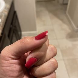 Chipped nail polish Chipped nail polish