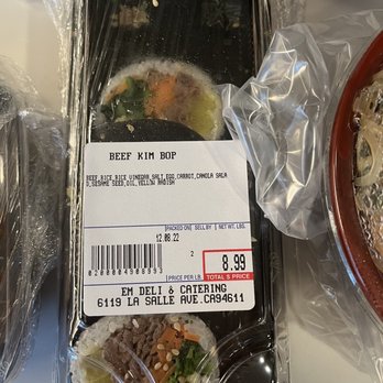 EM Deli & Catering - Beef Kim Bap - Delis Near Me - Oakland, California