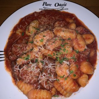 Parc Oasis Oyster Bar - Gnocchi Spicy Chorizo - Seafood Near Me - Brooklyn, New York Parc Oasis Oyster Bar - Gnocchi Spicy Chorizo - Seafood Near Me - Brooklyn, New York