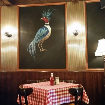 Skyline Restaurant - bird paintings on their back wall - Bars Near Me - Toronto, Ontario