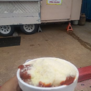Jose's Roasted Corn - Best corn in town with a  kick to it supppppeer spicy so easy on the sauce unless your ready - Food Stands Near Me - Houston, Texas