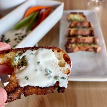 The Ameswell Hotel - Sourdough with feta appetizer - Venues & Event Spaces Near Me - Mountain View, California The Ameswell Hotel - Sourdough with feta appetizer - Venues & Event Spaces Near Me - Mountain View, California