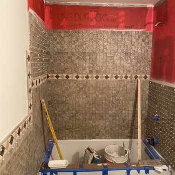 Mustang Contracting - a bathroom being remodeled - General Contractors Near Me - Staten Island, New York