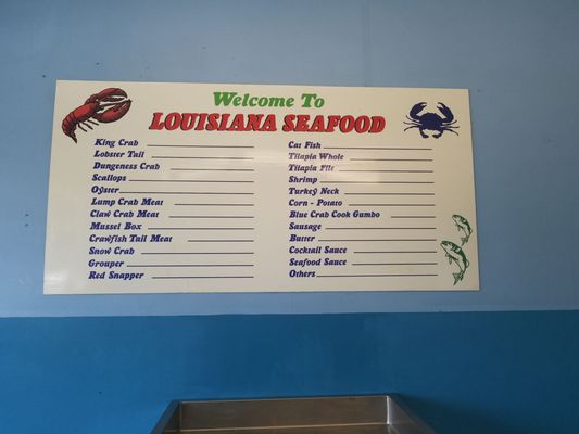 Menu photo 1 Louisiana Seafood Atlanta, GA Menu photo 1 Louisiana Seafood Atlanta, GA