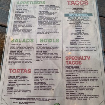 Green Ghost Tacos - Menu - 2 - Mexican Near Me - Jackson, Mississippi