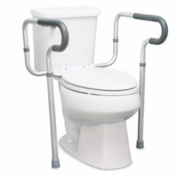 Surgery Recovery Shop - Enhance bathroom safety and independence with the McKesson Toilet Safety Frame, designed to provide secure support for individuals needing a