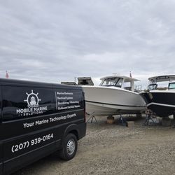 Mobile Marine Solutions - 36' Pursuit Radar &Autopilot installation