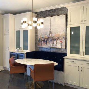 Nadia Gordon Designs - Family dining area in the kitchen - Interior Design Near Me - Chicago, Illinois
