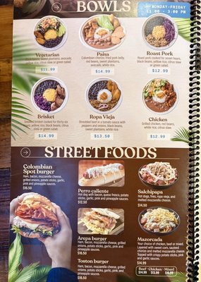 Menu photo 4 The Colombian Spot Pittsburgh, PA Menu photo 4 The Colombian Spot Pittsburgh, PA