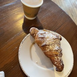 Almond pastry Latte Almond pastry Latte