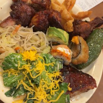 Chopsticks Chinese Restaurant - Ribs salad ragoon sushi noodles - Chinese Near Me - San Antonio, Texas