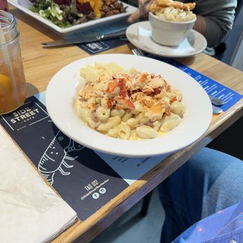 Side Street Cafe - $34 lobster Mac n cheese with bacon - American Near Me - Bar Harbor, Maine Side Street Cafe - $34 lobster Mac n cheese with bacon - American Near Me - Bar Harbor, Maine
