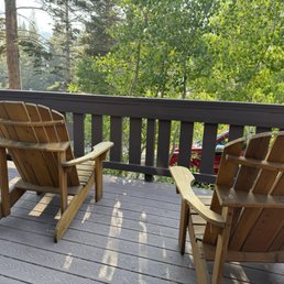 Deck off cabin Deck off cabin