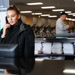Genesis Health Clubs - O Street - front desk at O Street Genesis
