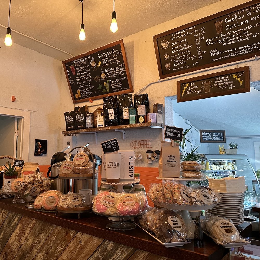 Nate's Baked Goods & Coffee - the counter - Coffee & Tea Near Me - Austin, Texas Nate's Baked Goods & Coffee - the counter - Coffee & Tea Near Me - Austin, Texas