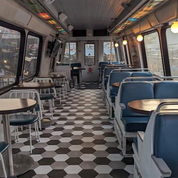 Metrobar DC - Seating inside the train - Bars Near Me - Washington, DC, District of Columbia