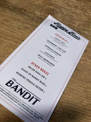 Menu photo 1 Bandit Chicago, IL