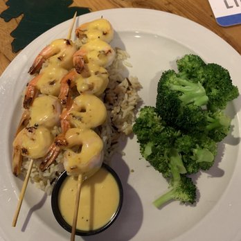 Wintergreens Golf & Grill - Honey mustard shrimp with wild rice pilaf and broccoli - American Near Me - Isanti, Minnesota Wintergreens Golf & Grill - Honey mustard shrimp with wild rice pilaf and broccoli - American Near Me - Isanti, Minnesota