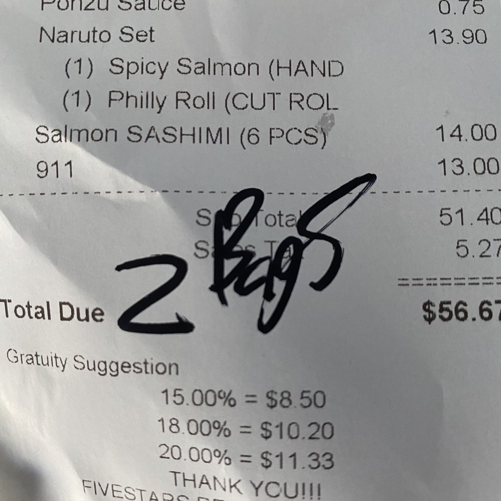 39 Degrees - 75 cents for a tiny container of sauce - Japanese Near Me - Long Beach, California