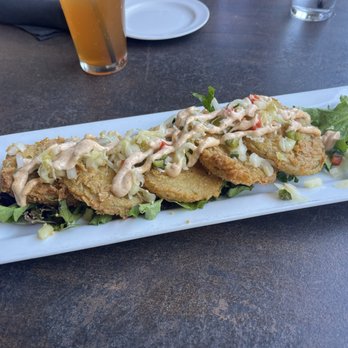 The FEED Co Table & Tavern - Fried green tomatoes appetizer - Bars Near Me - Chattanooga, Tennessee The FEED Co Table & Tavern - Fried green tomatoes appetizer - Bars Near Me - Chattanooga, Tennessee