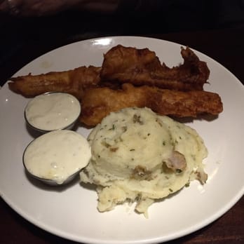 5th Tavern - Battered Cod with cold mashed potatoes. - New American Near Me - Bloomfield Hills, Michigan 5th Tavern - Battered Cod with cold mashed potatoes. - New American Near Me - Bloomfield Hills, Michigan